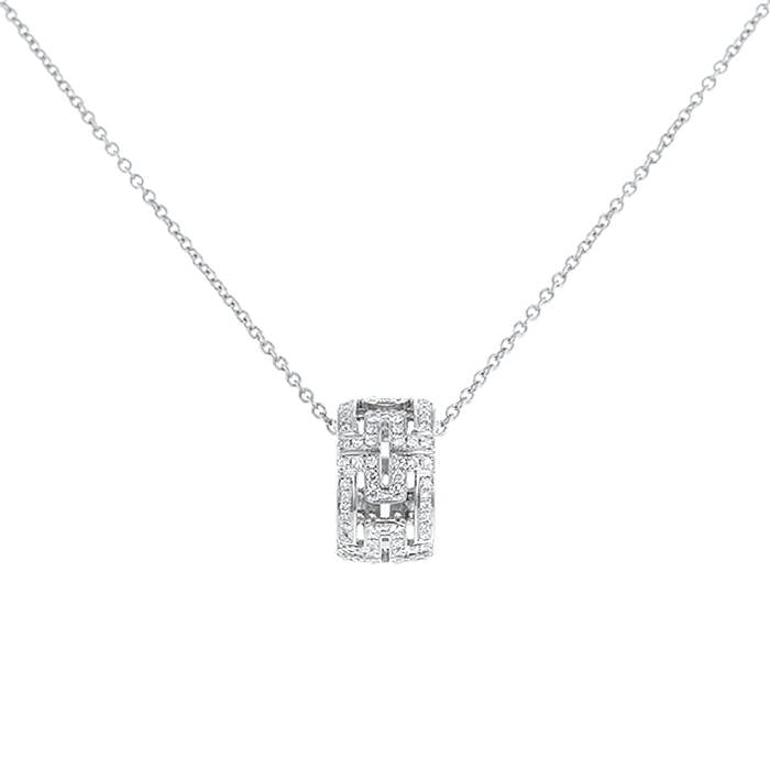 [Lumi Jewels]COLLIER PARENTESI ARGENT DIAMANT