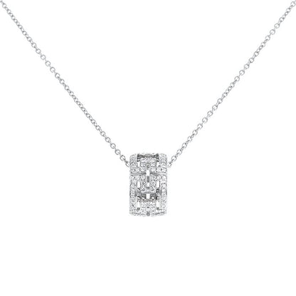 [Lumi Jewels]COLLIER PARENTESI ARGENT DIAMANT