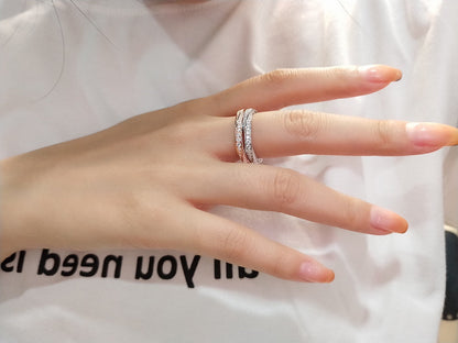 [Lumi Jewelry]SPIRAL DIAMOND RING