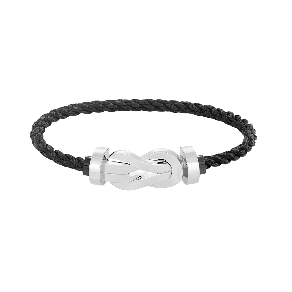 [Lumi Jewels]CHANCE LARGE 8 FIGURE BUCKLE NO DIAMOND BRACELET SILVER