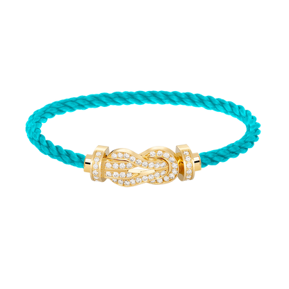 [Lumi Jewels]CHANCE LARGE 8 FIGURE BUCKLE FULLDIAMOND BRACELET GOLD