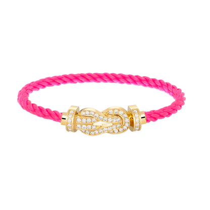 [Lumi Jewels]CHANCE LARGE 8 FIGURE BUCKLE FULLDIAMOND BRACELET GOLD