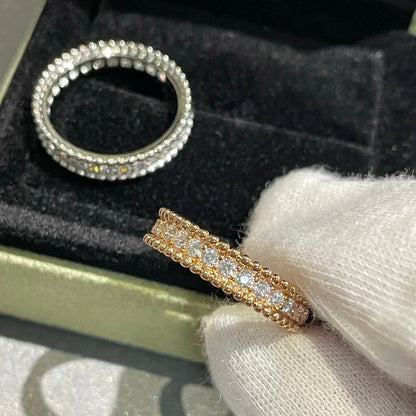 [Lumi Bijoux]BAGUE EN ARGENT PERLEE DIAMOND