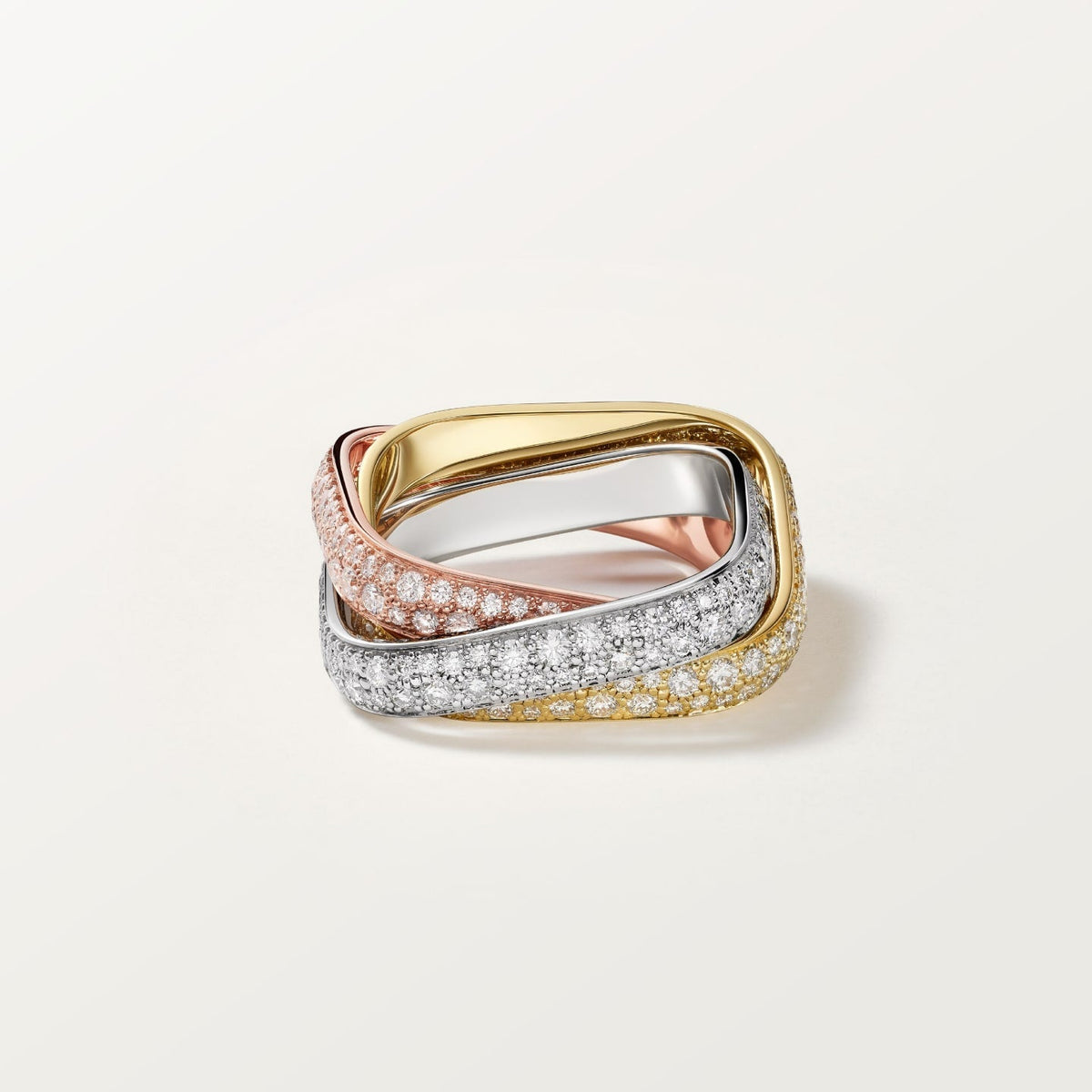 [Lumi Jewelry]TRINITY 3.5MM CUSHION RING COLLECTION