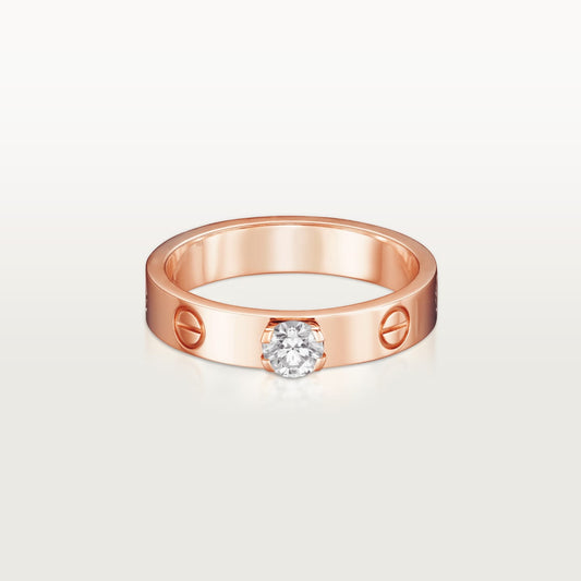 [Lumi Jewelry]LOVE RING 3.6MM 1 BIG DIAMOND