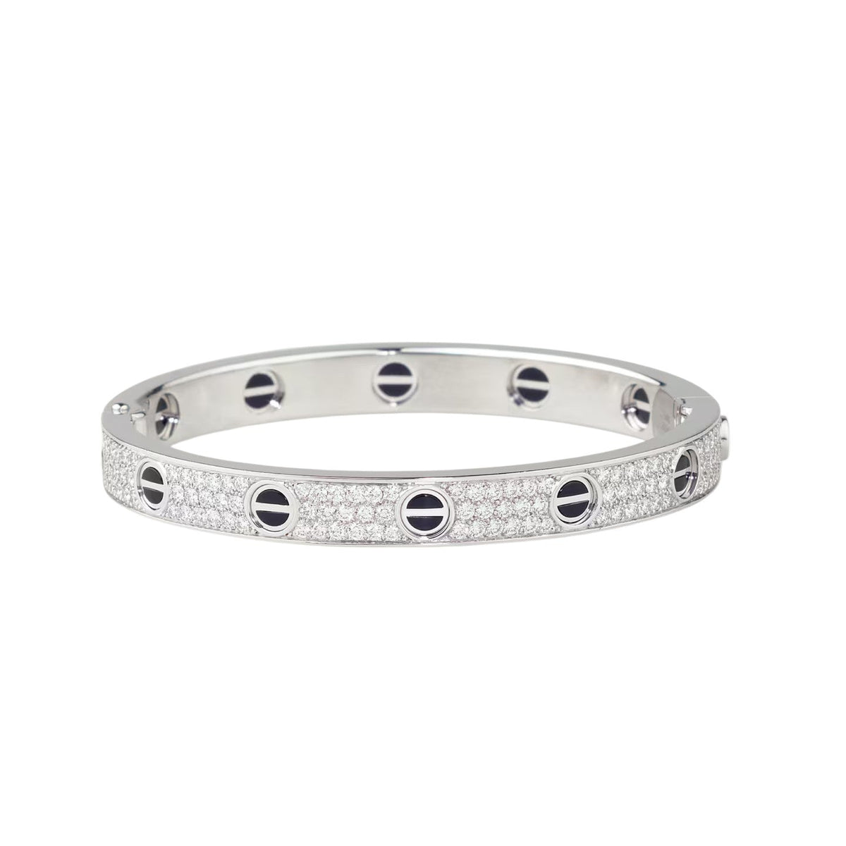 [Lumi Jewelry]LOVE BRACELET 6.1MM DIAMOND-PAVED CERAMIC