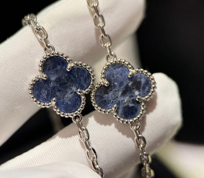 [Lumi Jewels]COLLIER TRÈFLE 10 MOTIFS PIERRE BIDEE