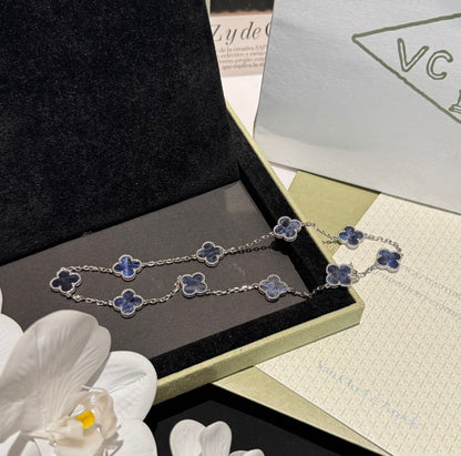 [Lumi Jewels]COLLIER TRÈFLE 10 MOTIFS PIERRE BIDEE