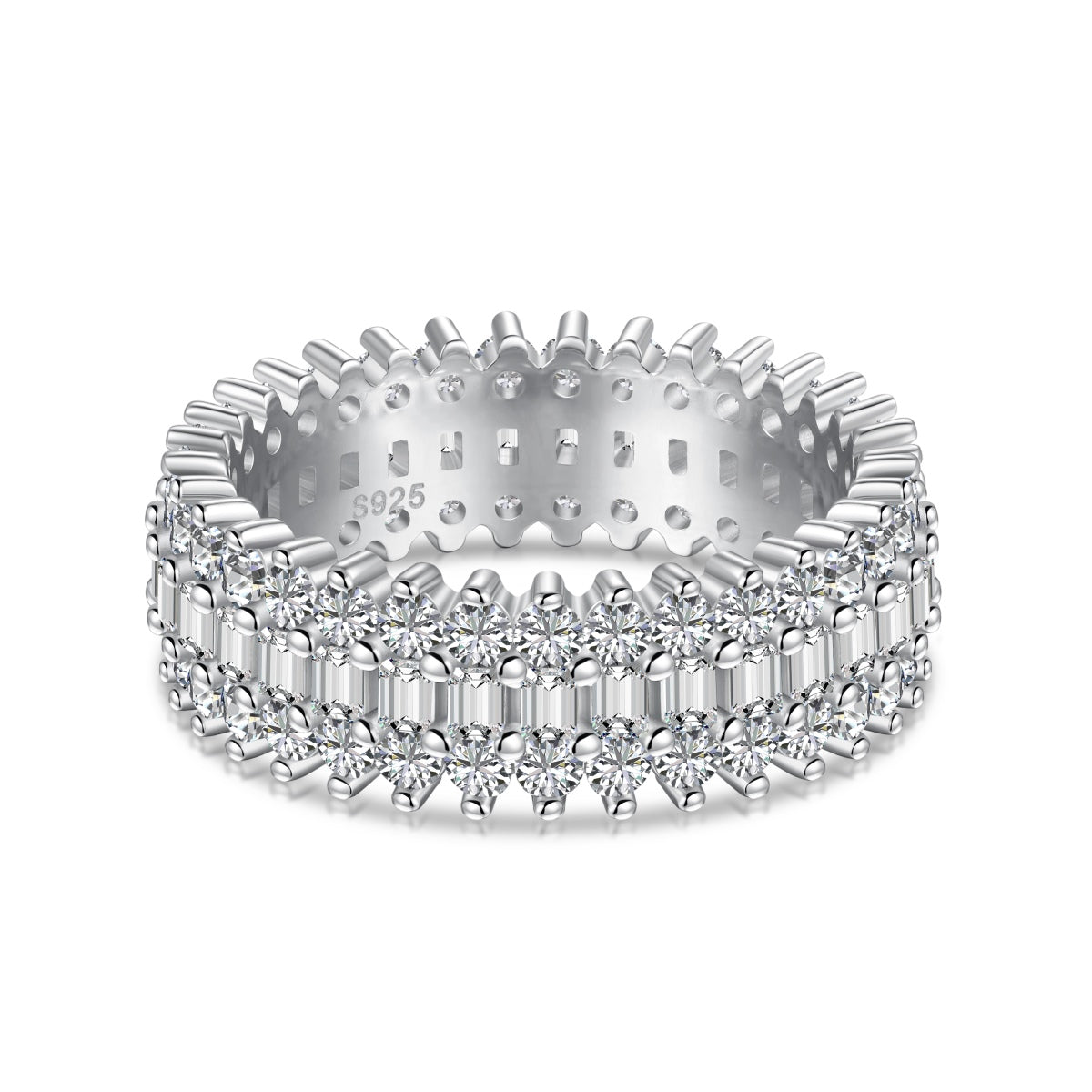 [Lumi Jewels]Ornate Colorful Radiant Cut Daily Ring