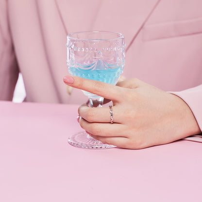 [Lumi Jewels]Ornate Vibrant Round Cut Daily Ring