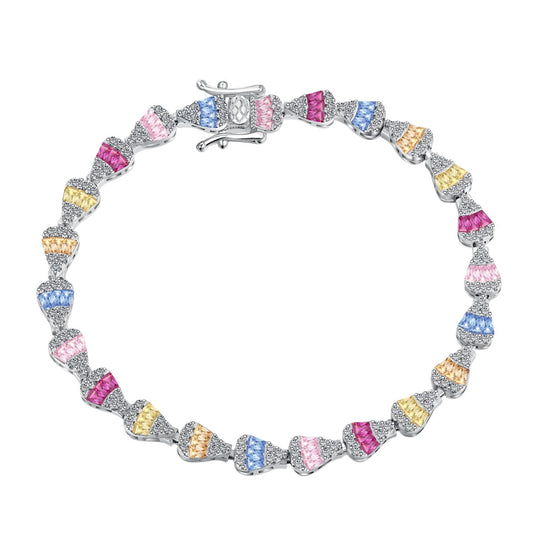 [Lumi Jewels]Radiant Water Drop Shape Daily Bracelet