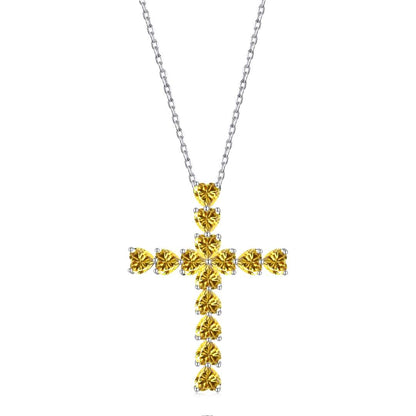 [Lumi Jewels]Radiant Cross Shape Necklace