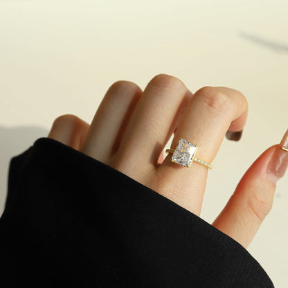 [Lumi Jewels]4.0 Carat Luxurious Engagement Ring