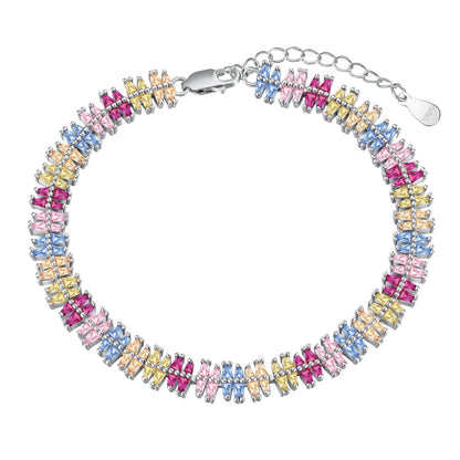 [Lumi Jewels]Sparkling Exquisite Multi Cut Party Bracelet