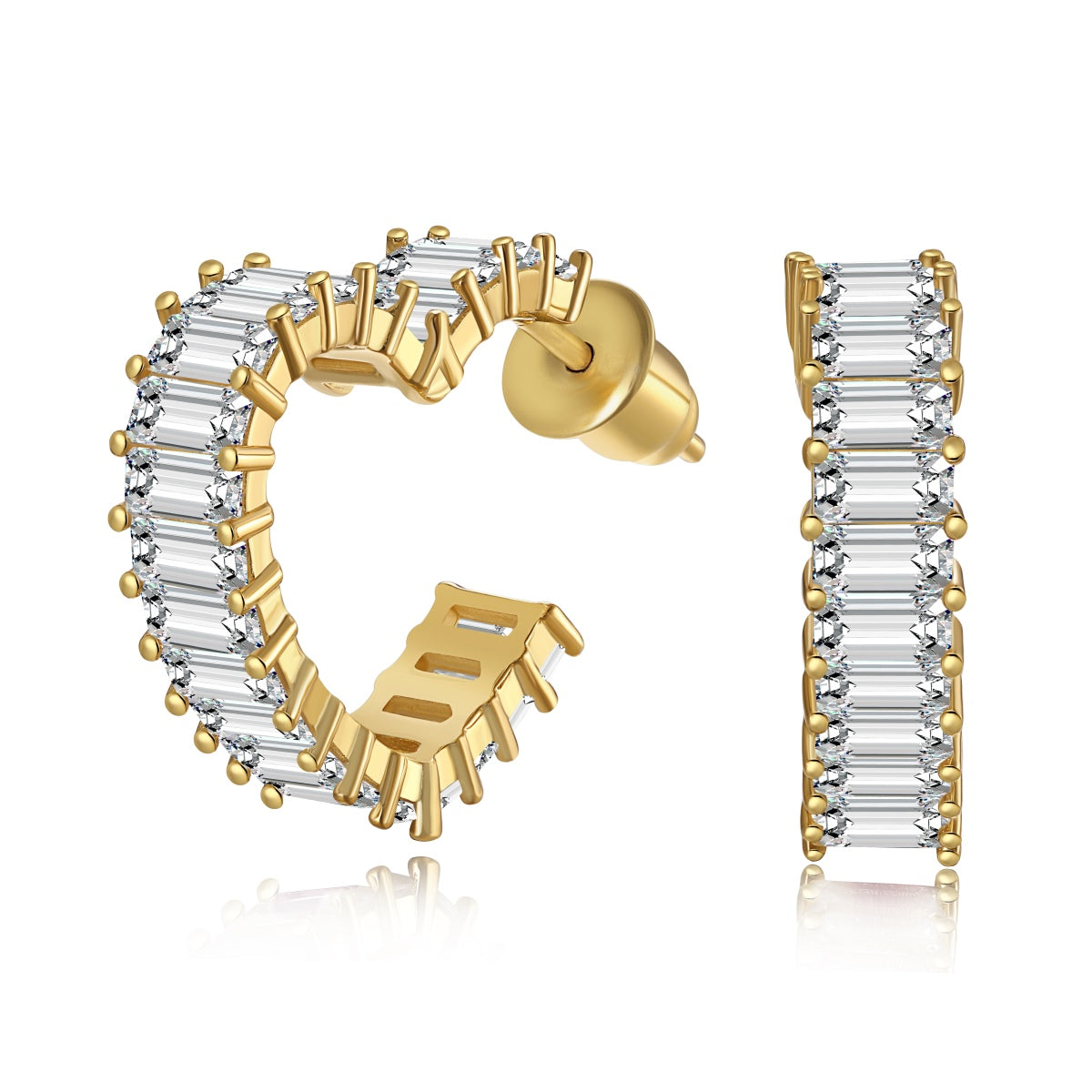 [Lumi Jewels]Radiant Heart Cutout Earrings