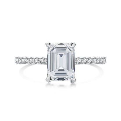 [Lumi Jewels]2.0 Carat Scintillating Ornate Radiant Cut Party Ring