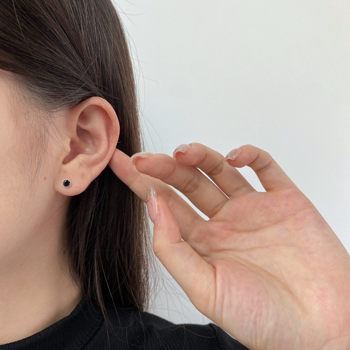 [Lumi Jewels]Sparkling Colorful Round Shape Earrings