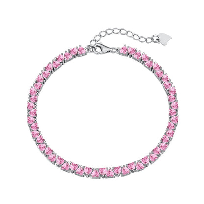 [Lumi Jewels]Dazzling Romantic Heart Shape Lover Bracelet