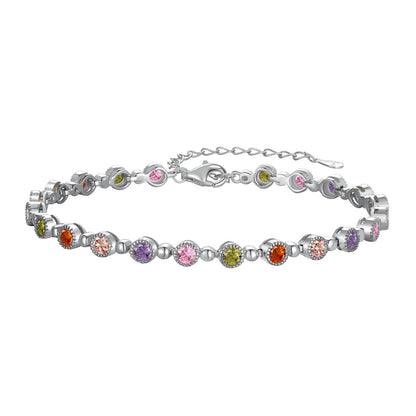 [Lumi Jewels]Sparkling Exquisite Round Cut Party Bracelet