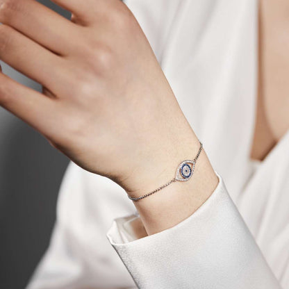[Lumi Jewels]Dazzling Eye Shape Necklace