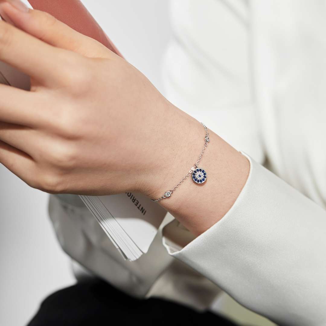 [Lumi Jewels]Devil's Eye Round Shape Bracelet