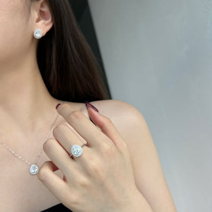 [Lumi Jewels]Delicate Gorgeous Pear Cut Daily Earrings