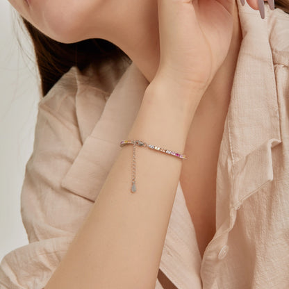 [Lumi Jewels]Delicate Romantic Heart Shape Lover Bracelet