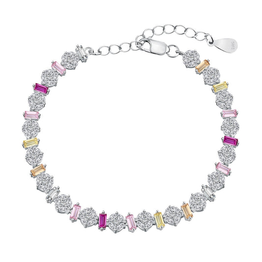 [Lumi Jewels]Radiant Colorful Round Shape Daily Bracelet