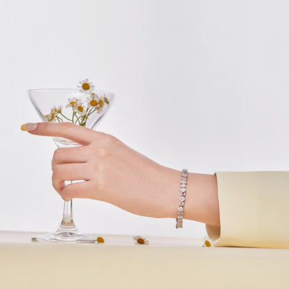[Lumi Jewels]Dazzling Radiant Multi Cut Daily Bracelet