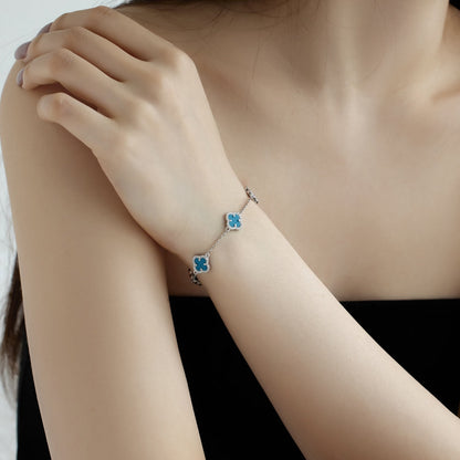 [Lumi Jewels]Four-Leaf Clover Exquisite Bracelet