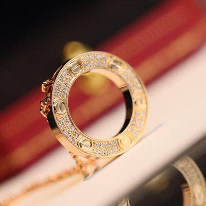 [Lumi Jewels]COLLIER LOVE RÉGLABLE OR ROSE