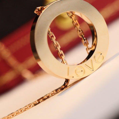 [Lumi Jewels]COLLIER LOVE RÉGLABLE OR ROSE