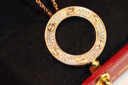 [Lumi Jewels]COLLIER LOVE RÉGLABLE OR ROSE