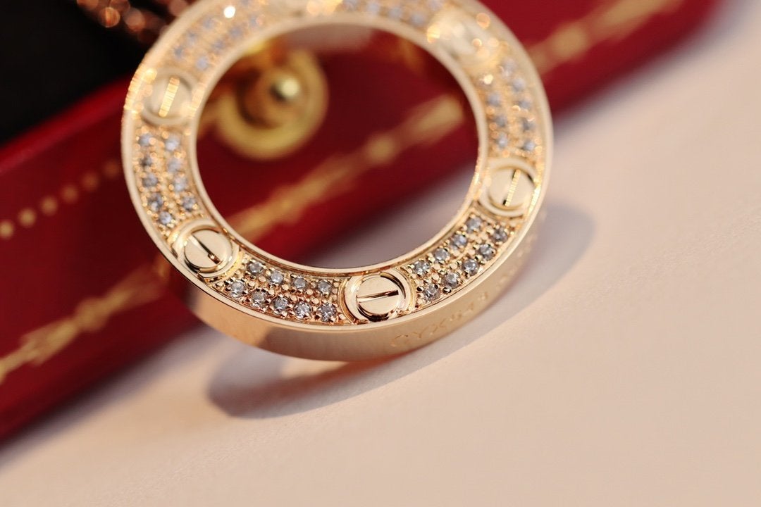 [Lumi Jewels]COLLIER LOVE RÉGLABLE OR ROSE