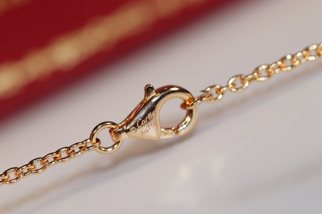 [Lumi Jewels]COLLIER LOVE OR ROSE ET ARGENT