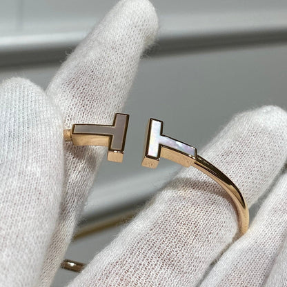 [Lumi Jewelry]T BRACELET 1.8MM MOP PINK GOLD