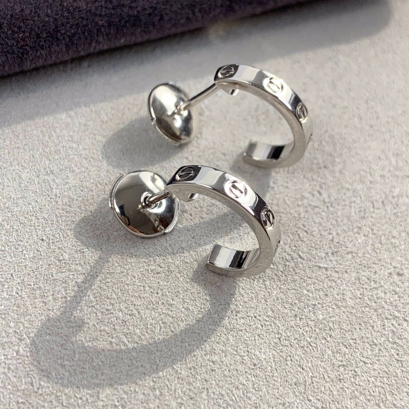 [Lumi Jewels]BOUCLES D'OREILLES LOVE 2.65MM ARGENT