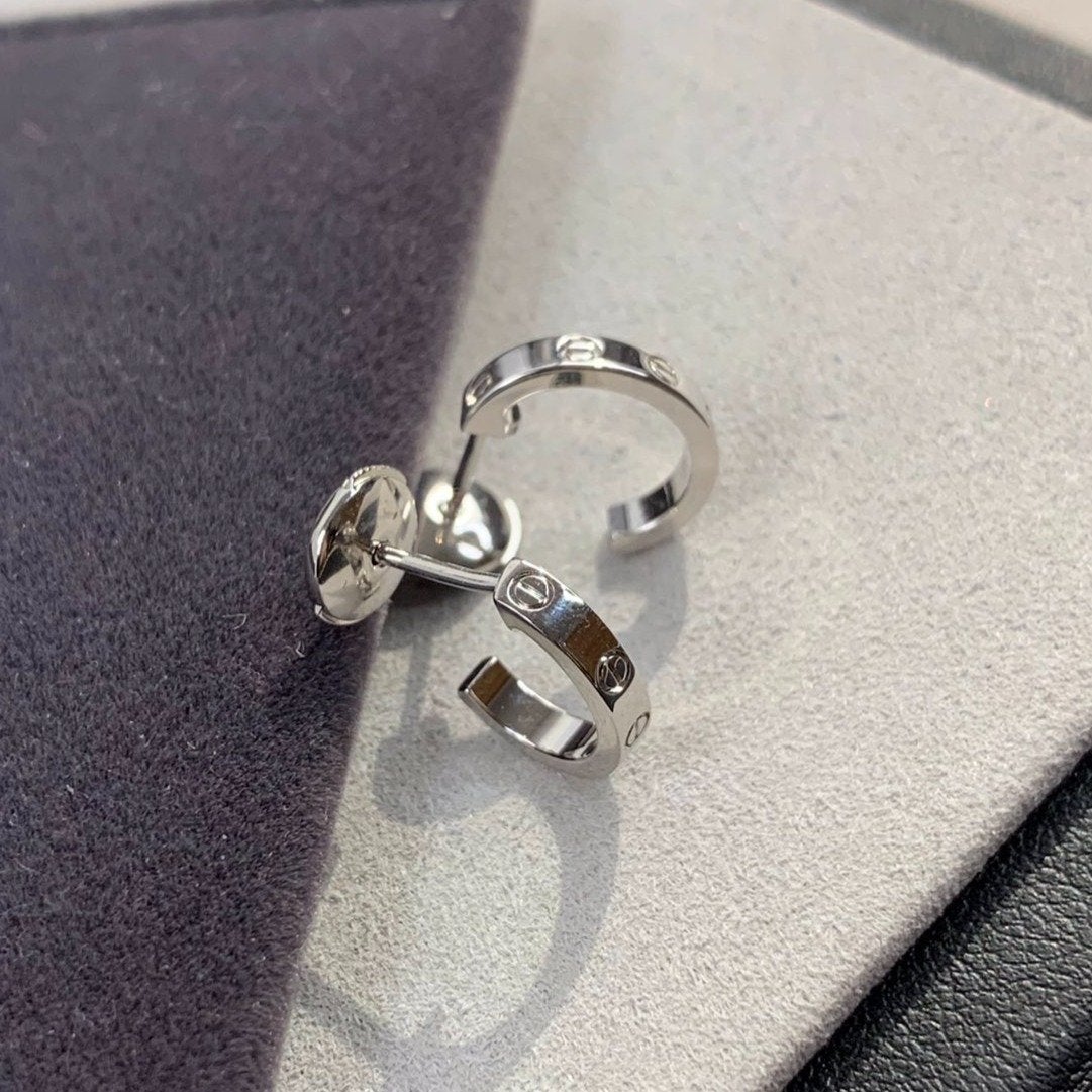 [Lumi Jewels]BOUCLES D'OREILLES LOVE 2.65MM ARGENT