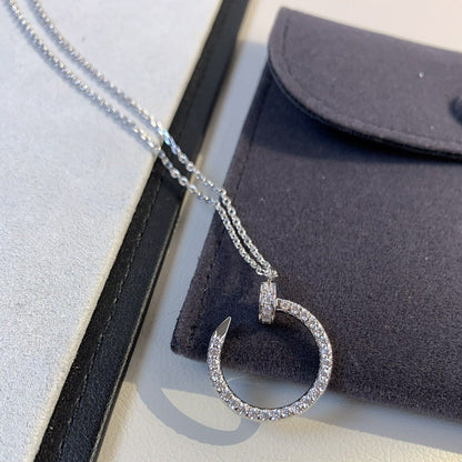 [Lumi Jewels]JUSTE NECKLACE SILVER DIAMONDS