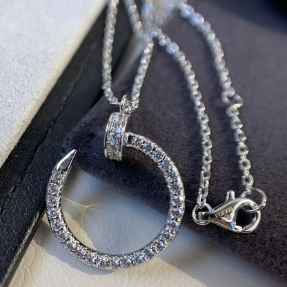 [Lumi Jewels]JUSTE NECKLACE SILVER DIAMONDS