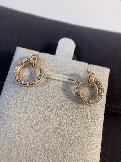 [Lumi Jewels]JUSTE EARRINGS GOLD DIAMONDS