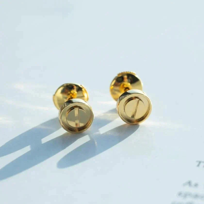 [Lumi Jewels]BOUCLES D'OREILLES LOVE OR 10MM