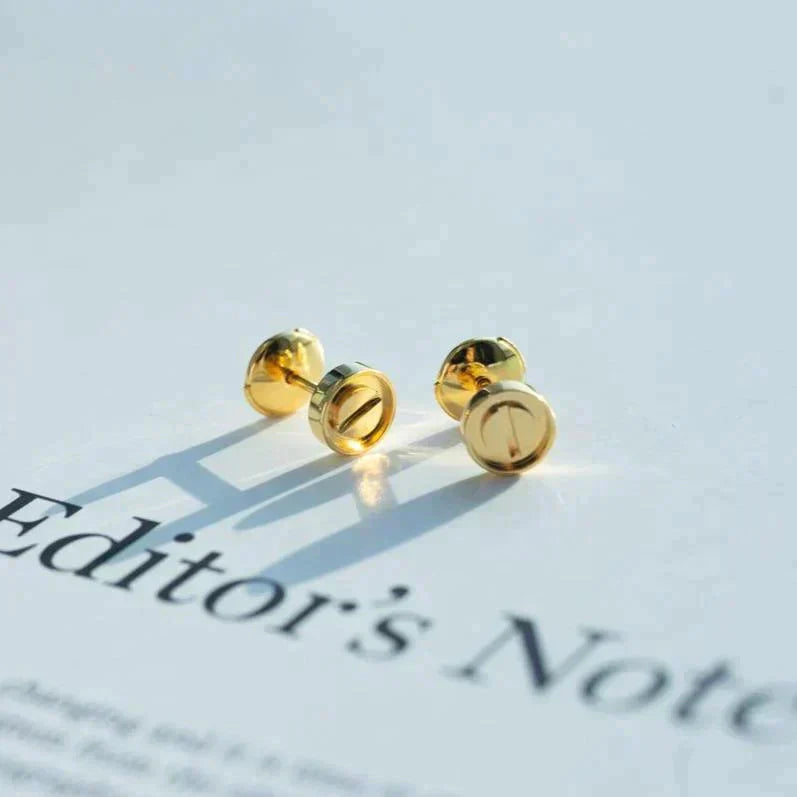 [Lumi Jewels]BOUCLES D'OREILLES LOVE OR 10MM