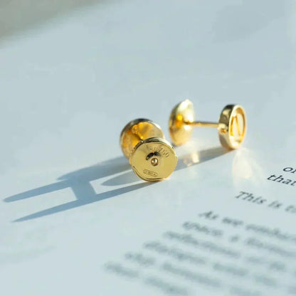 [Lumi Jewels]BOUCLES D'OREILLES LOVE OR 10MM