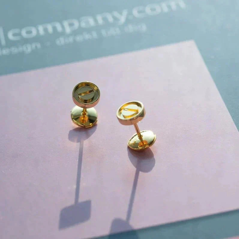 [Lumi Jewels]BOUCLES D'OREILLES LOVE OR 10MM