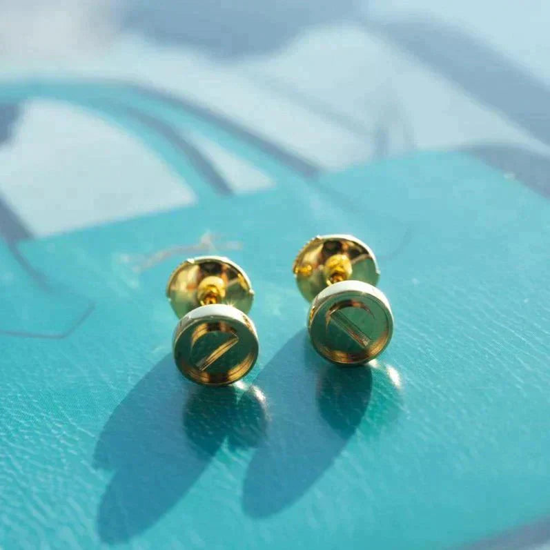 [Lumi Jewels]BOUCLES D'OREILLES LOVE OR 10MM