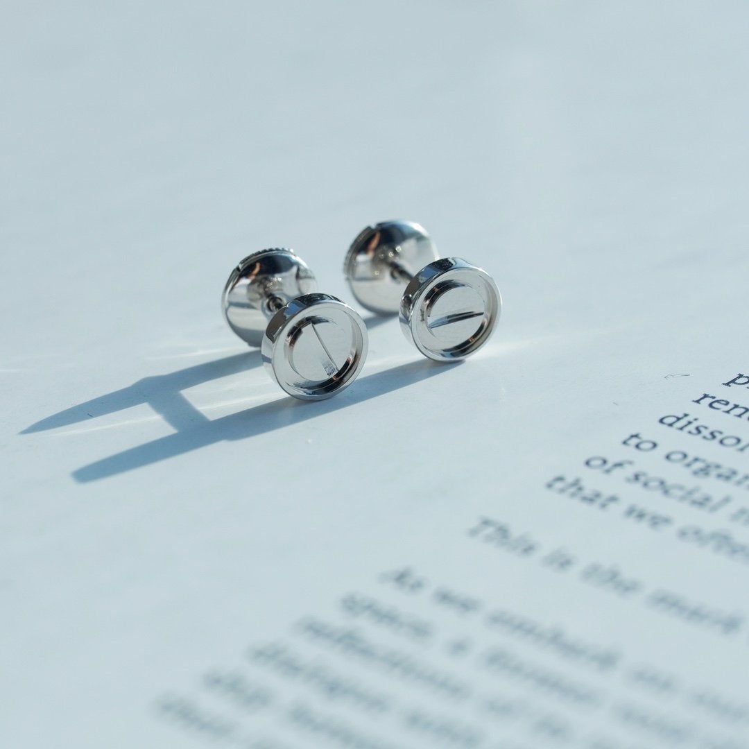 [Lumi Jewels]BOUCLES D'OREILLES LOVE ARGENT 10MM
