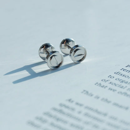 [Lumi Jewels]BOUCLES D'OREILLES LOVE ARGENT 10MM