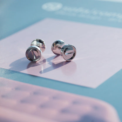 [Lumi Jewels]BOUCLES D'OREILLES LOVE ARGENT 10MM