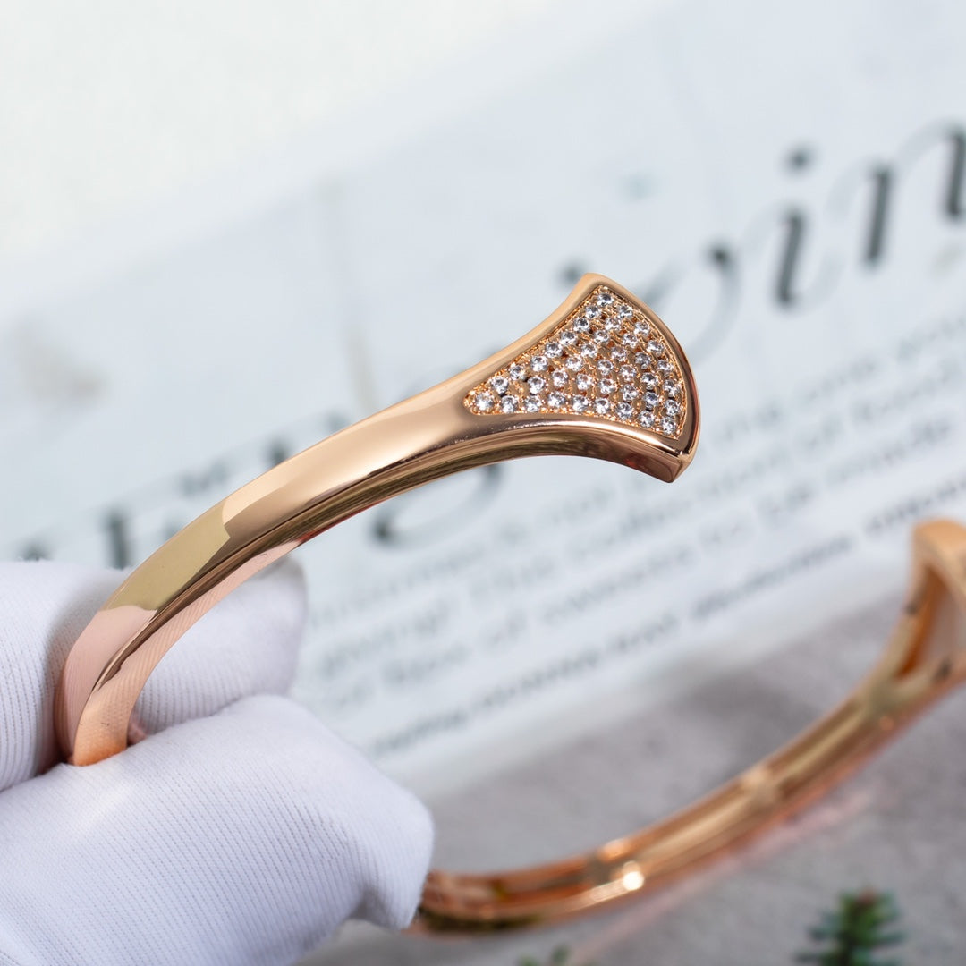[Lumi Jewels]DREAM BRACELET OPEN PINK GOLD MOP DIAMOND